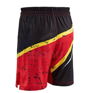 Shorts MMA légers et respirants pour hommes, avec logo personnalisé, motif uni, taille mi-haute, fermeture élastique, style décontracté, séchage rapide - Product Image 1