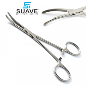Pointe incurvée en acier inoxydable et pince à pointe droite pour pince de verrouillage pince hémostatique par SUAVE SURGICAL INSTRUMENTS - Product Image 3