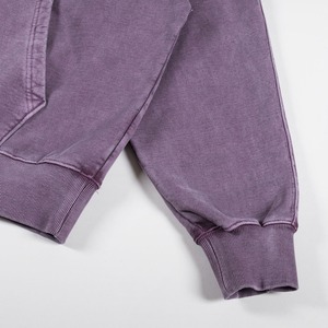 Sudadera con Capucha Extra Grande para Hombre, Lavado Ácido, Color Sólido Personalizado, Hombros Caídos, Estilo Vintage, 100% Algodón Transpirable para Invierno - Product Image 6