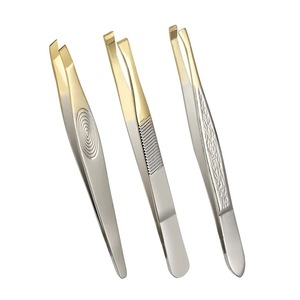 Pince à épiler professionnelle en acier inoxydable personnalisée pour l'épilation des sourcils et des sourcils, outils de maquillage et de beauté pour femmes - Product Image 1