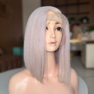 Perruques blondes ondulées en cheveux humains vietnamiens 100% naturels, avec baby hair fins - Product Image 4