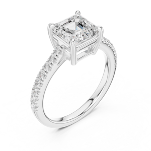 Anillo de plata ajustable de 10K con joyería de moda de piedra de cristal - Product Image 5
