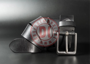 Cinturón de Vestir de Cuero Vacuno Genuino para Hombre, Diseño Nuevo, Hebilla de Hierro, Alta Resistencia, Ecológico, para Trabajo, Negocios, Casual - Product Image 3