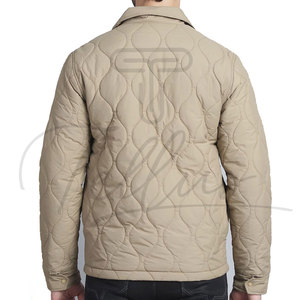 Nouvelle arrivée, veste matelassée pour homme à manches longues, logo personnalisé, position avant, style formel, respirante, hiver, personnalisable, vente en gros - Product Image 3