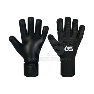 Haute Qualité Professionnel Allemand En Cuir 4mm Football Gardien Gants Respirant Léger Coupe-Vent Plein Doigt Poignées - Product Image 1