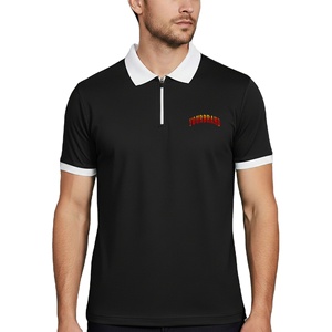 Polo Moderno para Hombre, Tela Elástica, Manga Corta, Cuello Clásico, Corte Ajustado, Cómodo, Transpirable, Ropa Casual para el Trabajo y en Oferta - Product Image 1