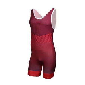 High Quality Custom Sublimation Wrestling Singlet 100% Polyester Breathable Dry Sleeveless Quick 7-12 Day Delivery <b>Cheap</b> Designs - Product Image 6