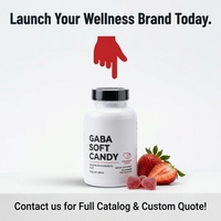 Gummies GABA en gros d'usine 4mg/unité saveur fraise – Complément apaisant