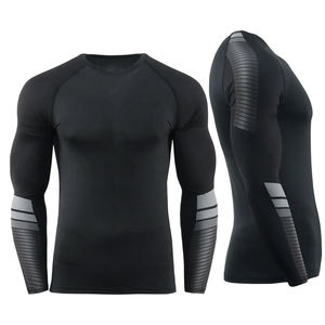 Protector contra erupciones transpirable para hombres, fabricado en Pakistán, la mejor calidad, Color negro y gris, ropa deportiva de secado rápido, Top deportivo para adultos - Product Image 6