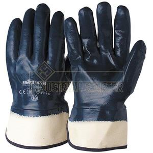 Guantes DE SEGURIDAD NBR completamente impregnados Guante de lona - Product Image 1