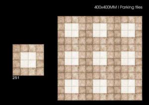 Dalles de sol extérieures résistantes aux intempéries 40x40 cm 400x400 mm 16x16 pouces, finition mate, en céramique pour espaces ouverts - Product Image 4