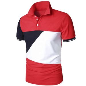 Chemises de golf pour hommes personnalisées OEM, été, 100% coton, séchage rapide, respirantes, vêtements d'équipe sportive - Product Image 1