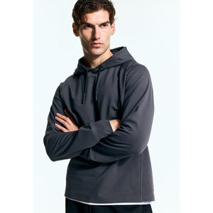 Sudadera con Capucha Casual para Hombre, Corte Regular, Cómoda, Estilo Urbano, Estampado Personalizado, 100% Algodón, Lavado Ácido, Primavera - Product Image 4