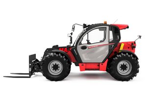 Mini Telehandler Telescopic Handler <b>Red</b> Hydraulic Boom Lift Heavy Duty Construction Equipment 4500KG 2001-4000 Hours <b>Pump</b> - Product Image 5