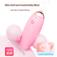 Oeuf vibrant en silicone sans fil avec télécommande magnétique rechargeable, 10 modes de vibration pour femmes, vibrateur à balle portable