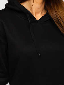 Sweat à capuche streetwear pour femme, logo personnalisé, luxe, uni, hiver, meilleure qualité, manches longues, pull en molleton de coton - Product Image 2