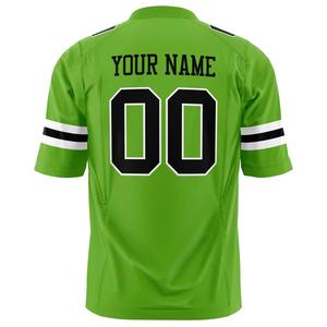 Vente en gros de maillots de football américain pour hommes, logo de l'équipe personnalisé, uniforme de football léger en tissu à séchage rapide pour les entraînements et les matchs - Product Image 3