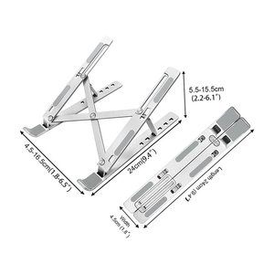 * Presa * supporto per Laptop regolabile in alluminio pieghevole da scrivania supporto per Laptop Design ergonomico stabile-elettronica - Product Image 1