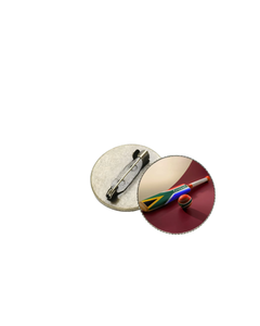 Broche de metal pintado con insignia de críquet sudafricano, accesorio de moda para ropa y bolsos, regalo novedoso, recuerdo nacional - Product Image 1