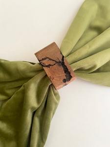 Servilletero de ratán clásico de alta calidad, forma de tamaño personalizado, servilleta de bastón de madera clásica - Product Image 5