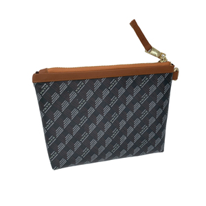 Bolsa de cosméticos de cuero con logotipo personalizado de viaje con cremallera al mejor precio - Product Image 6