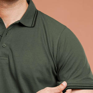 Suéter de Golf Personalizado con Logotipo, Corte Ajustado, Informal, de Manga Larga, de Alta Calidad, de Algodón Tejido para Hombre - Product Image 2