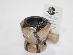 Traditional Mubkhar Wood Resin <b>Bukhoor</b> <b>Burner</b> Indoor Usage Incense <b>Burner</b> for Ramadan Eid Tradnary Exim Pvt Ltd - Product Image 2