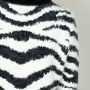 Suéter de Mohair Suave de Manga Larga para Mujer de Alta Calidad con Bordado y Detalle de Botones Estilo Urbano Ropa de Invierno - Product Image 6