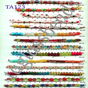 Perles de verre rondes colorées, vente en gros - Product Image 2