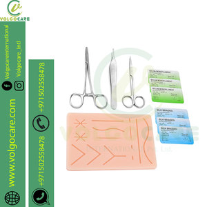 Kit de sutura de práctica de fuente de alimentación Manual de acero inoxidable de estilo único al por mayor para base de instrumentos quirúrgicos médicos veterinarios - Product Image 2