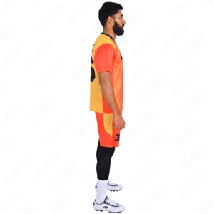 Uniforme de football sublimé du Pakistan |   Ensemble de maillots et shorts de football personnalisés |   Vêtements de sport d'équipe respirants et à séchage rapide en gros - Product Image 5