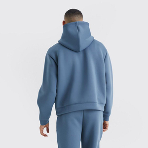 High Street Best Design Logotipo personalizado Alta calidad Loose Fit Chándales Transpirable Hombres 100% algodón Chándales Venta al por mayor OEM - Product Image 4