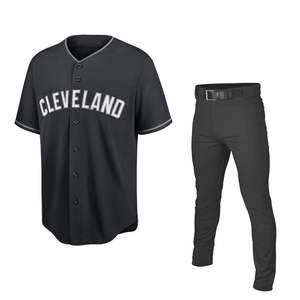 Uniforme de baseball pour hommes sur mesure avec logo personnalisé, coupe ajustée, design personnalisé à vendre - Product Image 1