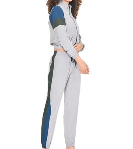 Nuevo Conjunto Deportivo para Mujer con Cierre, Corte Ajustado, para Entrenamiento, Gimnasio, Fitness, Jogging, Running, CP-WTS-07 - Product Image 3