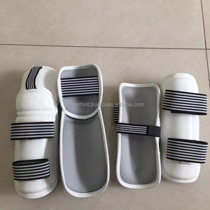 Profesional Taekwondo Karate MMA Shin Instep REX rojo artes marciales neopreno espinilleras Protector almohadilla de tela pierna protectores de pies - Product Image 6