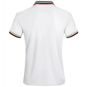 Polo de Algodón Transpirable para Hombre, Camisa de Manga Corta a Rayas de Alta Calidad, Informal, Color Liso, Marca de Moda para Negocios - Product Image 5