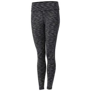 Women's High-Waist Solid <b>Knee</b>-<b>Length</b> Summer Sports <b>Leggings</b> Breathable Knitted Fabric Fitness Running Cycling Gym Workouts Logo - Product Image 2