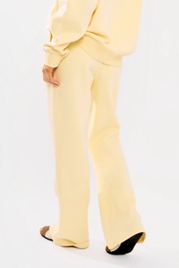 ชุดวอร์มสีเลมอน ผ้าเนื้อหนา ปักลาย สำหรับผู้หญิง ใส่ได้ในฤดูหนาว - Product Image 4