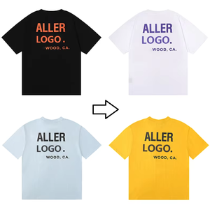 Oversized Tees All Puff Printed Drop Shoulder Tshirts Cheap Price Pakistan Tshirt Manufacturers - Product Image 1