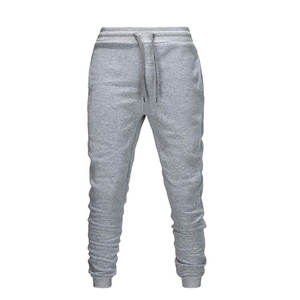 Wholesale <b>Men's</b> Casual Canvas Sweatpants <b>Joggers</b> 100% Cotton Active Sports Wear <b>Slim</b> <b>Fit</b> Running Trousers - Product Image 1
