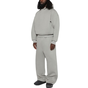 ชุดวอร์มผ้าคอตตอนแบบสวมหัวสำหรับผู้ชายชุดวอร์มทรงแบ็กกี้น้ำหนัก500 100% ออกแบบได้ตามต้องการ - Product Image 2