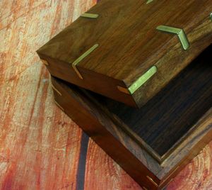 Meilleure qualité en bois poli multifonction boîte cadeau cosmétique pour la décoration de Noël artisanat en bois boîtes en bois signes muraux - Product Image 4