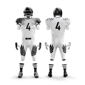 Customized Logo Printed Best Quality Team Sportswear American Football Uniform Wholesale Price