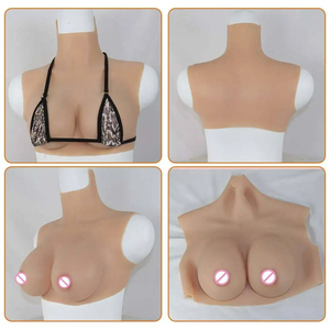 Trajes de silicona con pantalones de vagina y almohadillas para realce de glúteos, cuello alto y senos grandes para cosplayers, travestis y personas transgénero. - Product Image 5