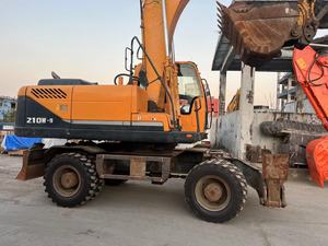 Excavateur sur pneus Hyundai 210w-9 d'occasion 2018 Modèle Cummins Engine Gearbox Pump 20.5 Ton 1.2m3 Bucket Capacity à vendre - Product Image 3