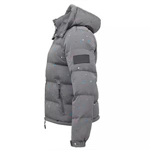 Chaqueta acolchada cálida de abrigo personalizada OEM al por mayor, chaqueta acolchada de diseño personalizado para hombre, chaqueta acolchada de invierno acolchada con capucha - Product Image 4
