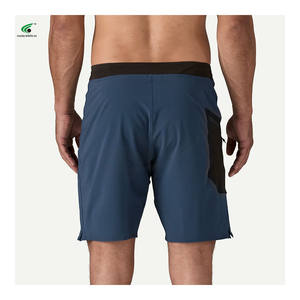 Solid Color Spandex/Polyester <b>Men</b> Casual <b>Shorts</b> Training Comfortable Custom Logo Eco-Friendly Quick Dry <b>Lightweight</b> Knee Length - Product Image 6