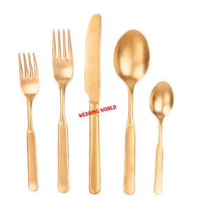 Nouveau concepteur de couverts en métal de cuivre et couverts faits à la main élégants vente chaude et couverts en métal en gros de conception classique - Product Image 2