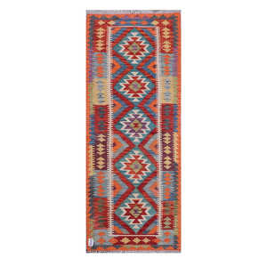 พรมกิลิม ไมมาณา อัฟกานิสถาน ขนาด 194 x 76 ซม. พรมปูพื้นและชุดพรม - Product Image 1