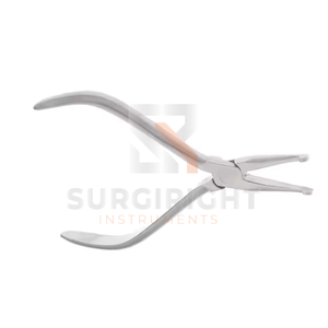 Alicates de ortodoncia de acero inoxidable de 14cm de alta calidad con punta dentada, Instrumentos dentales manuales, alicates de corona rectos y curvos - Product Image 4